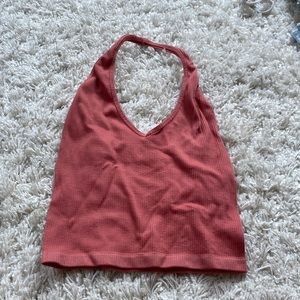 Urban seamless halter top